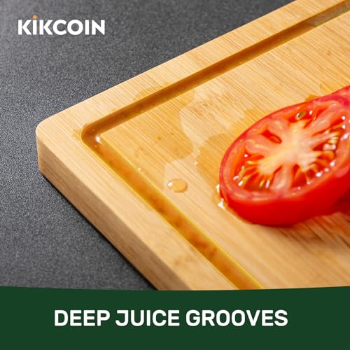 Bamboo Cutting Boards for Kitchen 17.6" x 12"