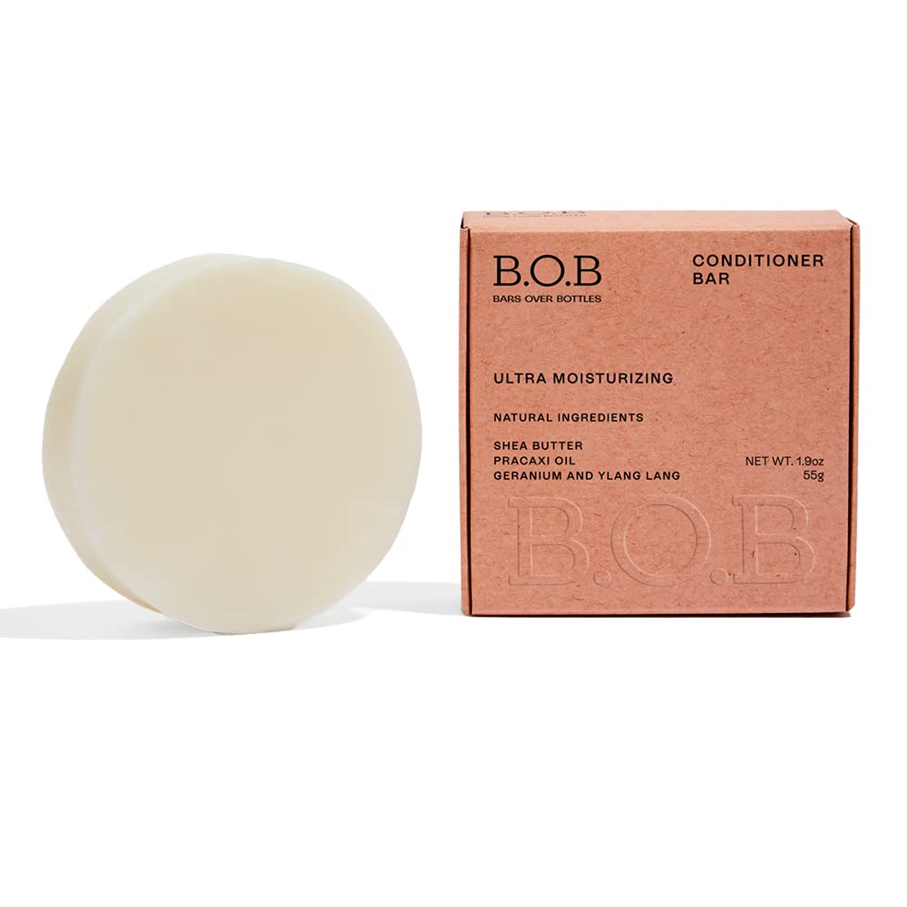 Solid Conditioner Bar for Intense Moisture |Frizz Control| B.O.B BARS OVER BOTTLES