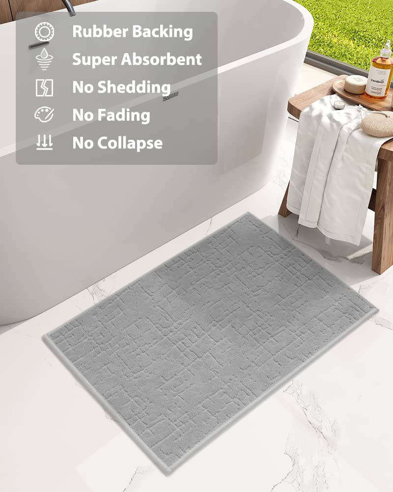 Bath Mat-Super Absorbent Quick Dry Bathroom Floor Mats | Sustainable Bathroom