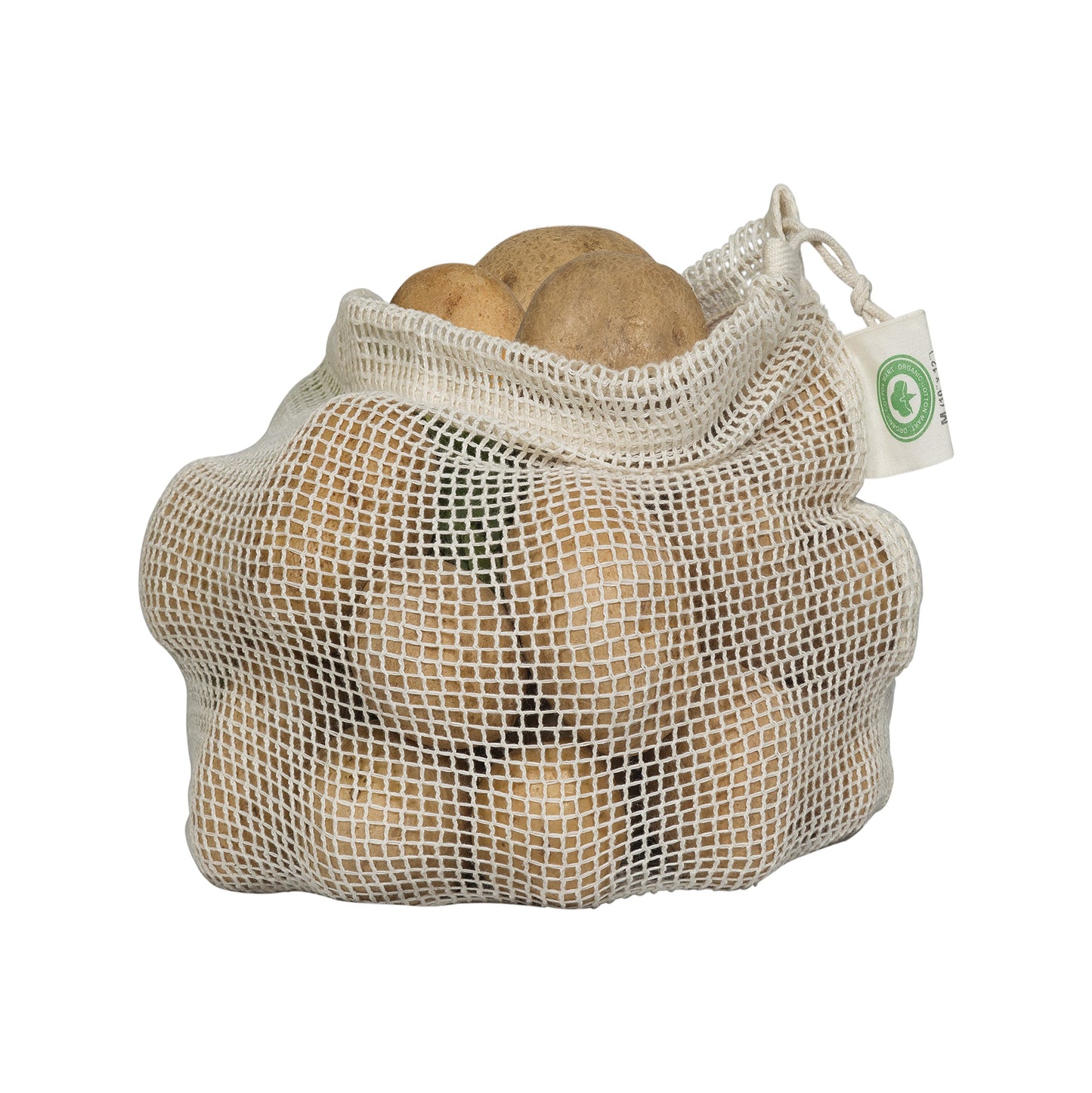Reusable Mesh Produce Bags - 100% Organic Cotton Reusable Net Vegetable Bags | Organic Cotton Mart
