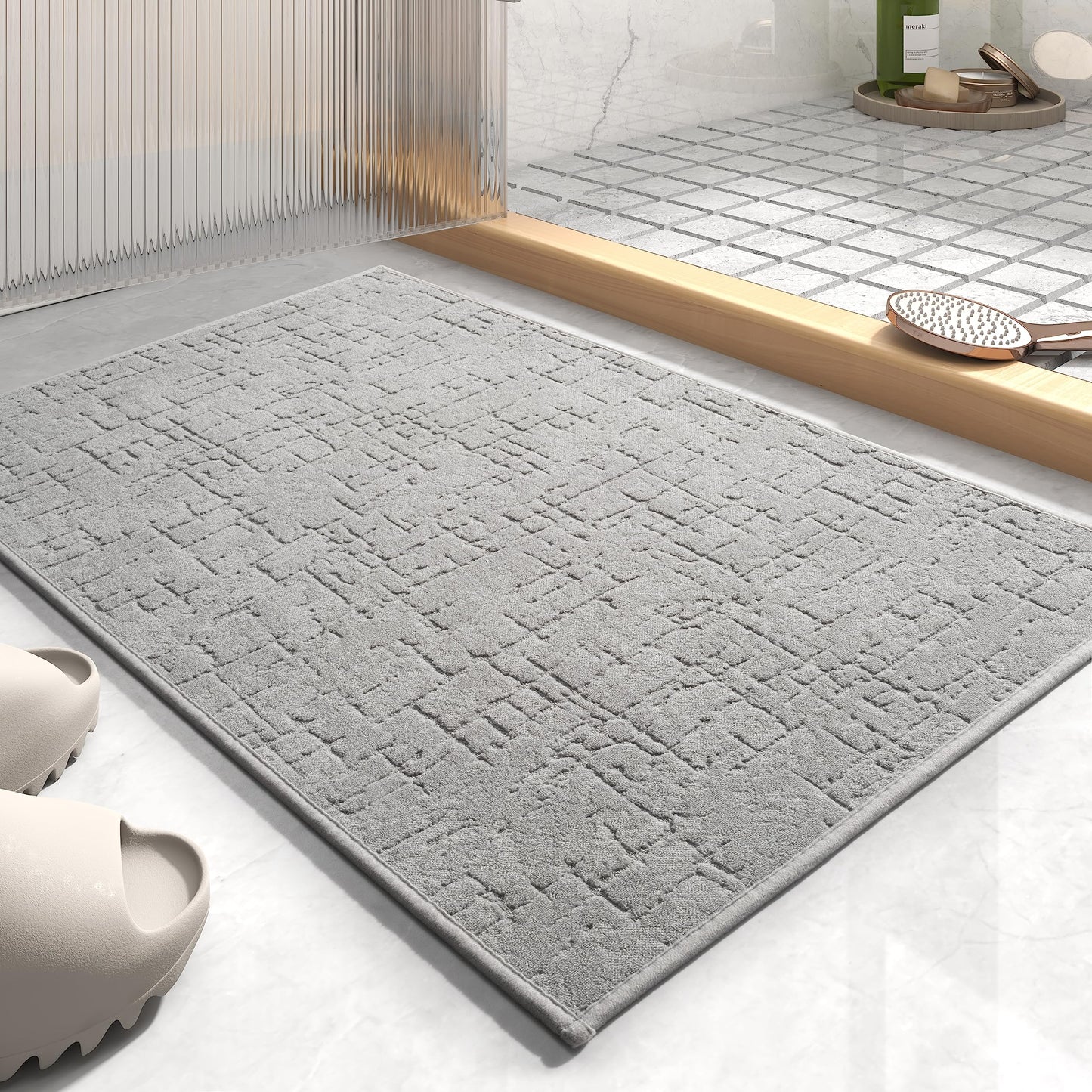 Bath Mat-Super Absorbent Quick Dry Bathroom Floor Mats | Sustainable Bathroom