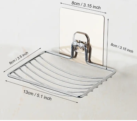 Stainless Steel Soap Holder | 2 Pack | Seasons Foundry