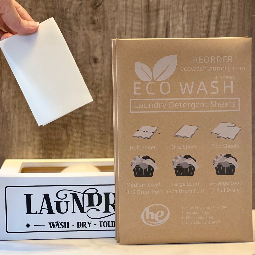 Pack of 3 Eco-friendly Laundry Detergent Sheets