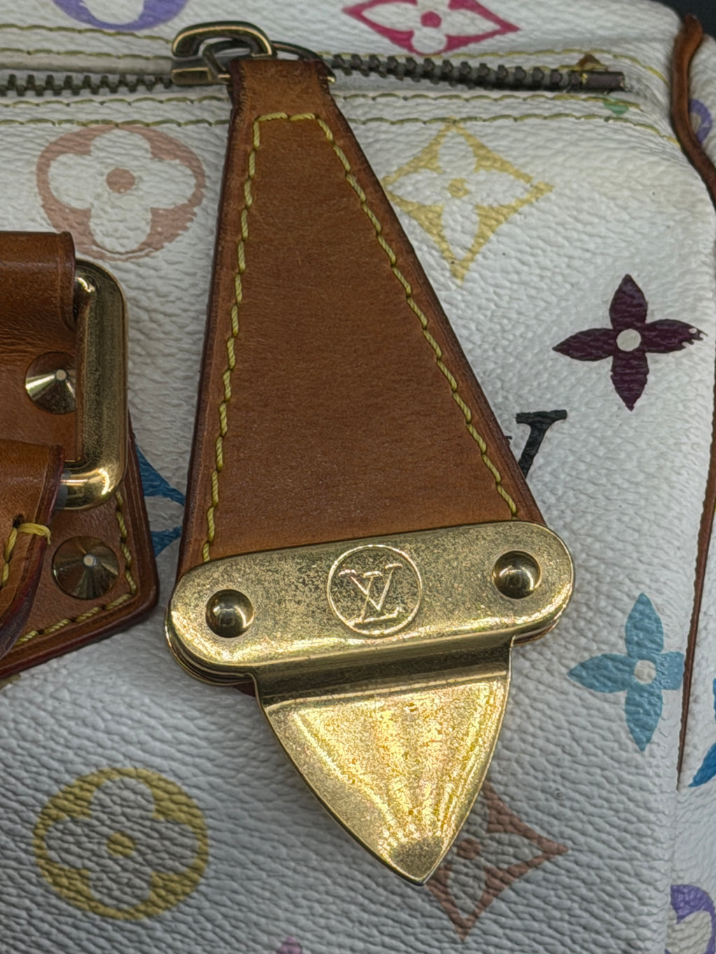 Pre-Owned | Louis Vuitton x Takashi Murakami Monogram Multicolore Speedy 30 – White