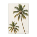 Twin Palms Coastal Canvas — Minimalist Coastal Canvas