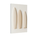 Surfboard Trio – Minimalist Coastal Canvas