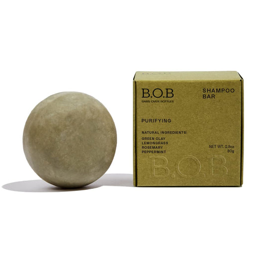 Purifying Shampoo Bar | For Oily Hair or Scalp |  | B.O.B Bars Over Bottles