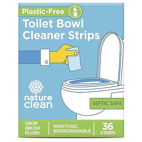 Plastic Free Toilet Bowl Cleaners Strips 36 count | Nature Clean