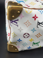 Pre-Owned | Louis Vuitton x Takashi Murakami Monogram Multicolore Speedy 30 – White