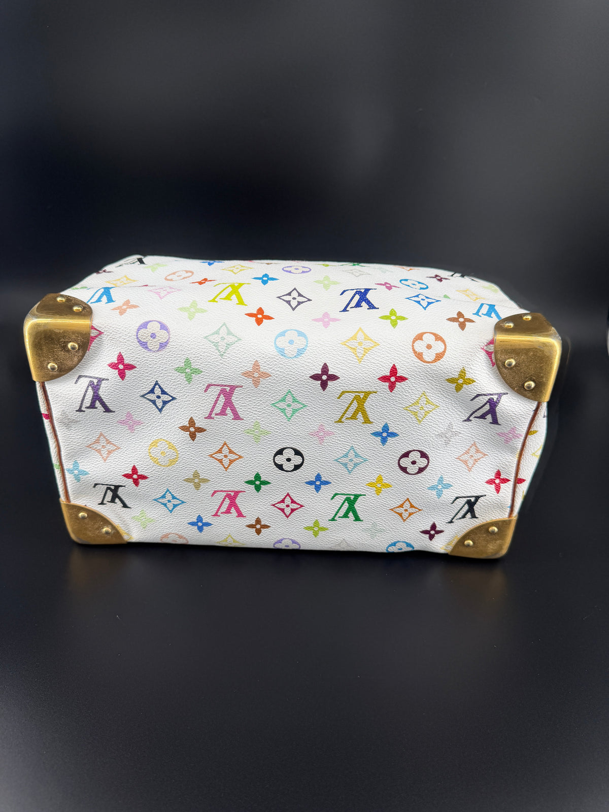 Pre-Owned | Louis Vuitton x Takashi Murakami Monogram Multicolore Speedy 30 – White