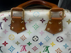 Pre-Owned | Louis Vuitton x Takashi Murakami Monogram Multicolore Speedy 30 – White