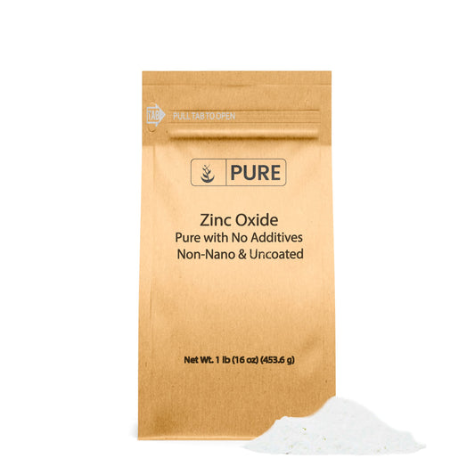 Zinc Oxide, Eco-Friendly Packaging, Non-Nano (1 Pound) | Pure Original Ingredients