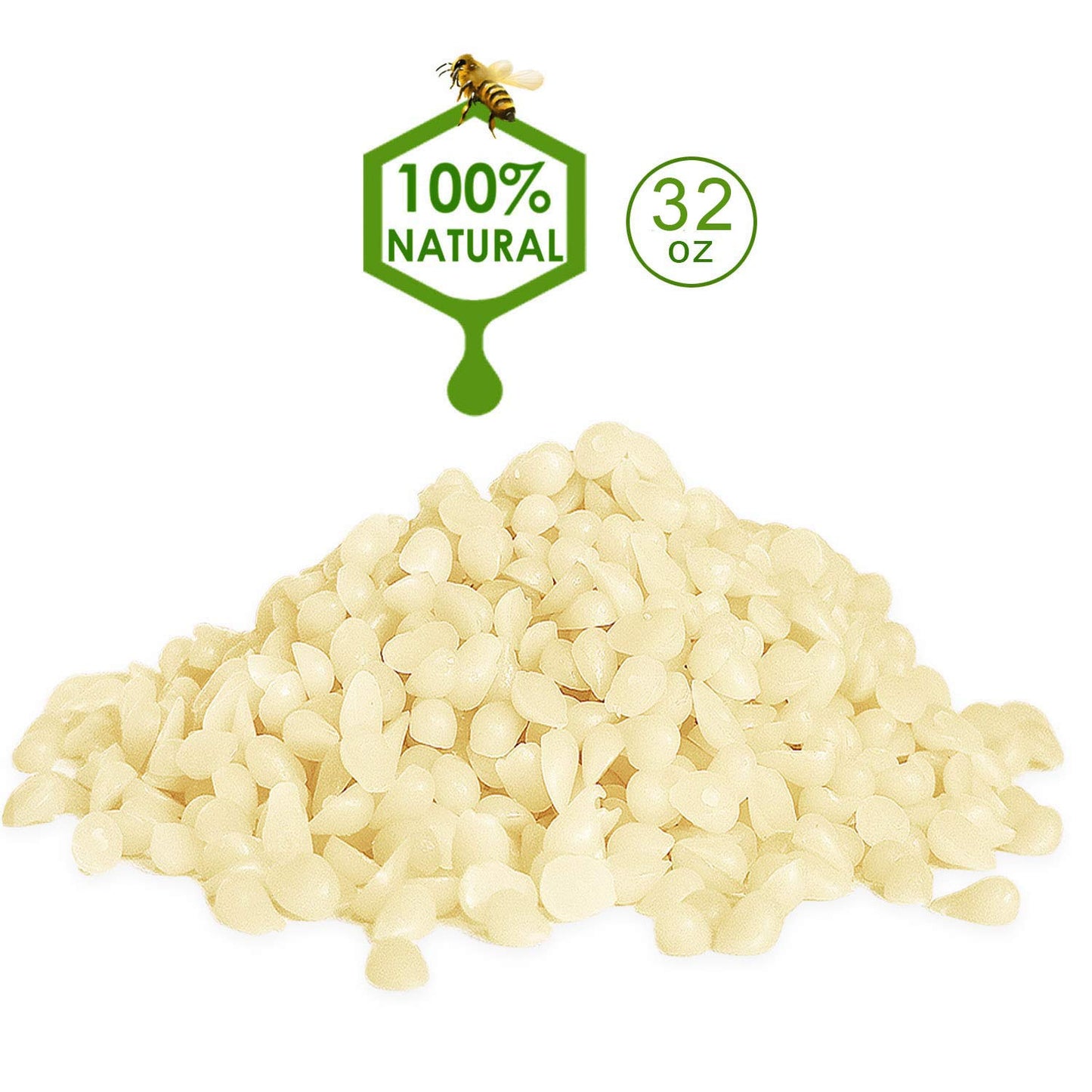 White Beeswax Pellets 2LB
