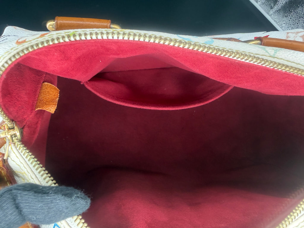 Pre-Owned | Louis Vuitton x Takashi Murakami Monogram Multicolore Speedy 30 – White