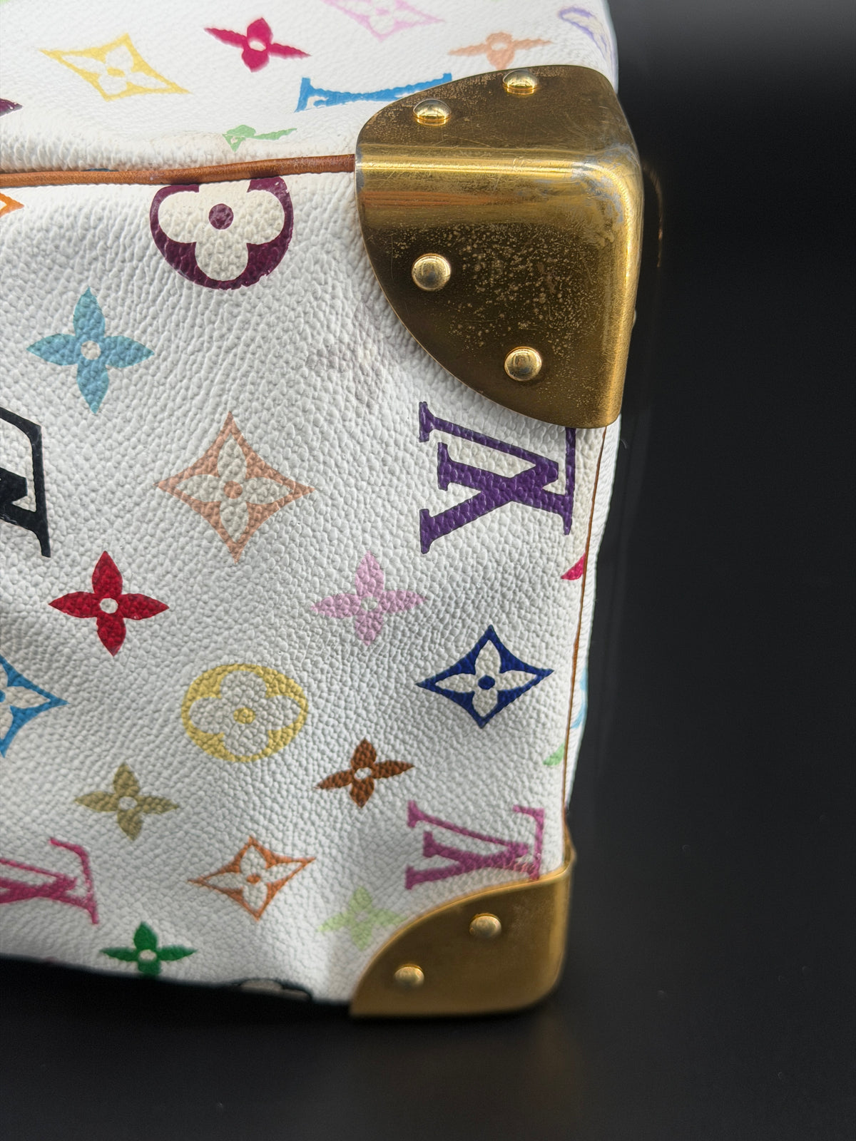 Pre-Owned | Louis Vuitton x Takashi Murakami Monogram Multicolore Speedy 30 – White