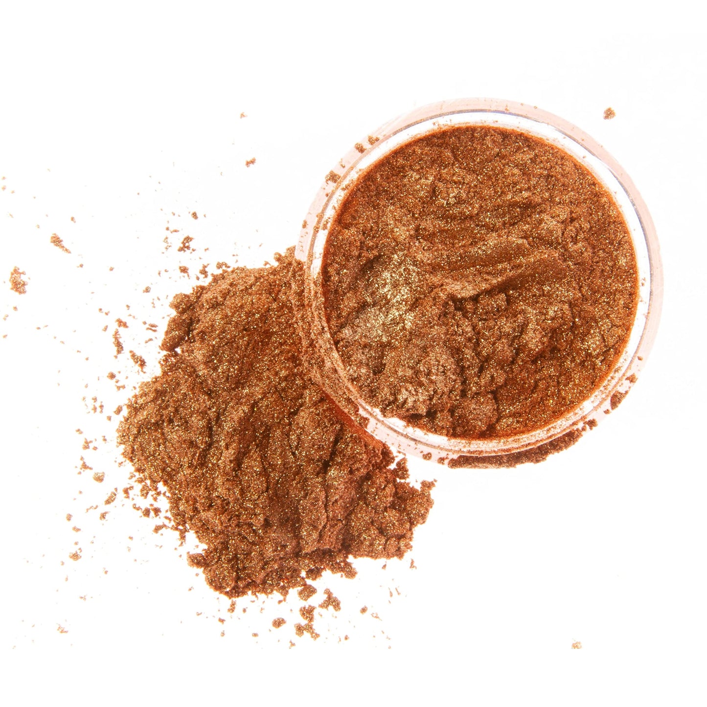 Slice of the Moon | Flashing Bronze Natural Mineral Mica Powder, 0.88oz (25g) | for Personal or Professional Use - Cosmetics, Epoxy Resin Projects, Nail Polish, Soaps, Bath Bombs, and Art Projects