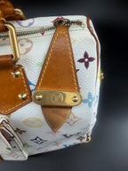 Pre-Owned | Louis Vuitton x Takashi Murakami Monogram Multicolore Speedy 30 – White